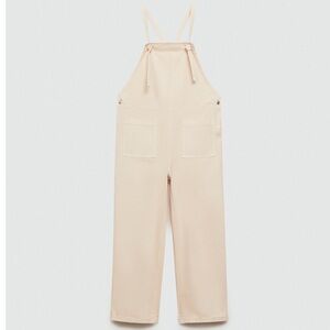 Mango Light Beige Jumpsuit with Pockets